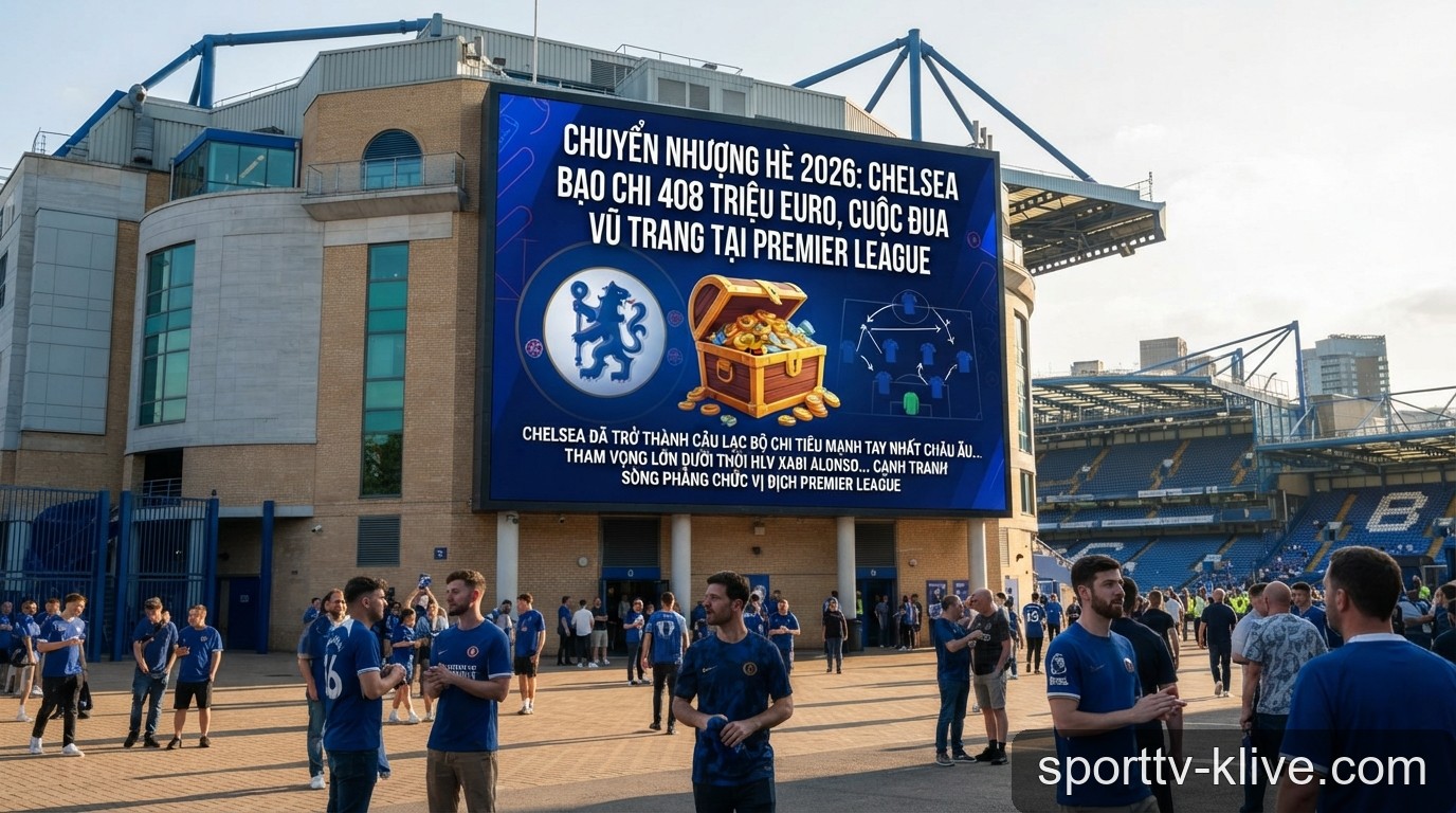 Chuyển nhượng hè 2026: Chelsea bạo chi 408 triệu euro, cuộc đua vũ trang tại Premier League